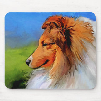 Schöne Sheltie Kunst Mousepad