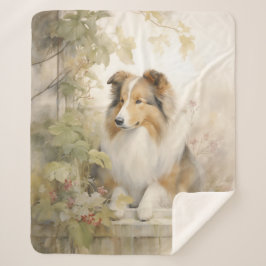 Schöne Sheltie Sherpadecke