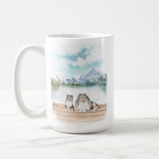 Schöne Shetland Sheepdogs Tasse
