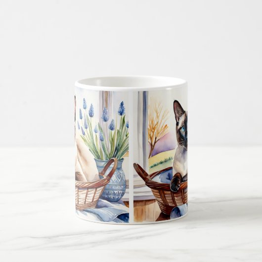 Schöne Siam Katze Breed Ein perfektes Wochenende i Kaffeetasse (Mittel)