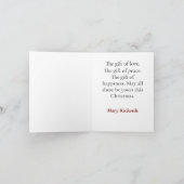 Schöne Siamesen Weihnachtskarte Karte (Innenseite)