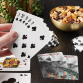 Schöne siamesische Kätzchen Schlafplätze mit Labra Spielkarten (In Situ)