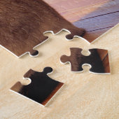 Schöne siamesische Katze mit blauen Augen Puzzle (Seite)