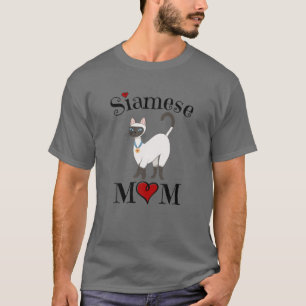 Schöne siamesische Mama, Funny Siamese Katze Mama  T-Shirt