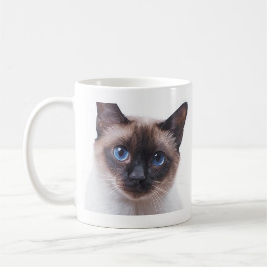 Schöne Siamkatze Kaffeetasse (Links)