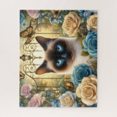 Schöne Siamkatze Puzzle (Vertikal)