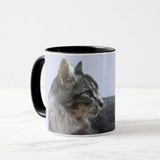 Schöne, sich verjüngende Katze Tasse (Vorderseite Links)