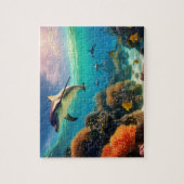 Schöne Sicht auf das Meer Puzzle (Vertikal)