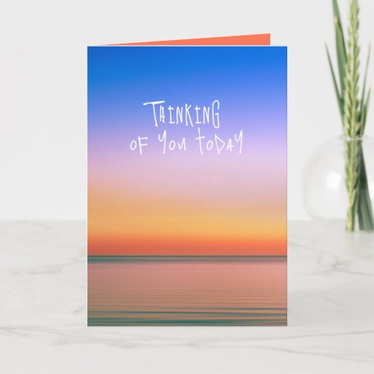 Schöne Sie Teen Sunrise Scripture Message Card Karte (Vorderseite)