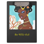 Schöne Sie Zwischenablage Klemmbrett (Vorderseite)