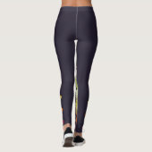 Schöne sieben Chakra-Blume Leggings (Rückseite)