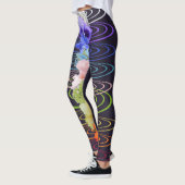 Schöne sieben Chakra-Blume Leggings (Links)