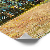 Schöne Siena Italien Ölgemälde in der Stadt Poster (Ecke)