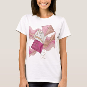 Schöne Silber-Drachenfest-Slogan-Design T-Shirt