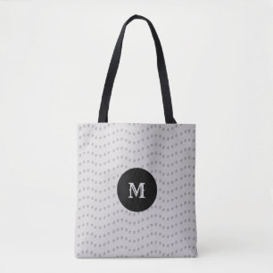Schöne Silber gepunktete Linien Tasche