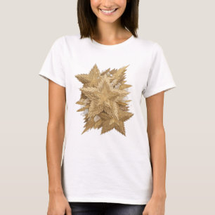 Schöne Silber-GOLDENE STERNE Kühnes Design T-Shirt