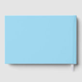 Schöne Silberhochzeit Foil Guestbook Gästebuch (Rückseite)