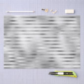 Schöne Silberstreifen-Hochzeit Seidenpapier (Handwerk)