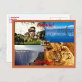 Schöne Simbabwes Postkarte (Vorne/Hinten)