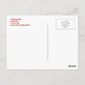 Schöne Simbabwes Postkarte (Rückseite)