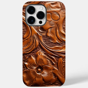 Schöne simulierte western-style geprägte Leder-Opt Case-Mate iPhone 14 Pro Max Hülle