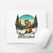 Schöne Skispass-Illustration mit N Mousepad (Mit Mouse)