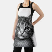 Schöne Skizze der jungen Katze Schürze (InSitu)