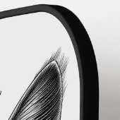 Schöne Skizze für junge Katzen Persönlich Pickleball Schläger (Linke Seite)