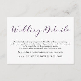 Schöne Skriptdetails | ABWEICHUNGEN Begleitkarte