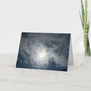 Schöne Sky Folded Grußkarte Karte
