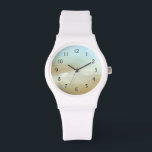 Schöne Skyscape mit flauschigen Wolken Armbanduhr<br><div class="desc">Führt diese Skyscape nicht dazu,  dass du will,  nach draußen zu gehen und nach oben zu schauen? Fluffe Wolken schweben über eine wunderschöne blaue Skyscape,  sodass es sich so anfühlt,  als ob man aus einem Flugzeug schaut. Kaufen Sie noch heute eine Kopie!</div>