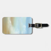 Schöne Skyscape mit flauschigen Wolken Gepäckanhänger (Vorderseite horizontal)