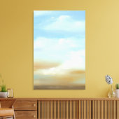 Schöne Skyscape mit flauschigen Wolken Leinwanddruck (Insitu (Wohnzimmer))