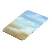Schöne Skyscape mit flauschigen Wolken Magnet (Linke Seite)