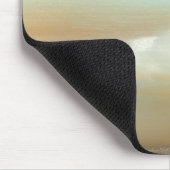 Schöne Skyscape mit flauschigen Wolken Mousepad (Ecke)