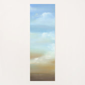 Schöne Skyscape mit flauschigen Wolken Yogamatte (Vorderseite)