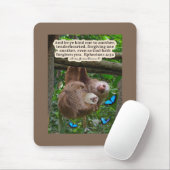 Schöne Sloth-Schrift: Ephesians 4:32 Mousepad (Mit Mouse)