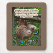 Schöne Sloth-Schrift: Ephesians 4:32 Mousepad (Vorne)