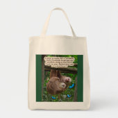 Schöne Sloth-Schrift: Ephesians 4:32 Tragetasche (Vorne)