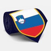 Schöne Slowenien-Flagge Krawatte (Gerollt)