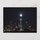 Schöne Smaragdstadt Seattle Space Needle Postca Postkarte (Vorderseite)