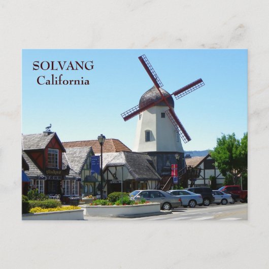 Schöne Solvang Postcard! Postkarte (Vorderseite)