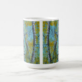 Schöne Sommer Birke Kaffeetasse (Mittel)