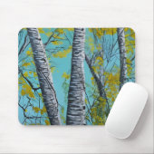 Schöne Sommer Birke Mousepad (Mit Mouse)