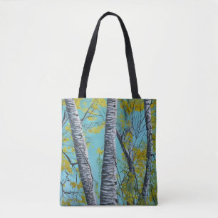 Schöne Sommer Birke Tasche