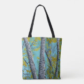 Schöne Sommer Birke Tasche (Rückseite)