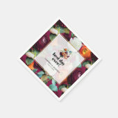 Schöne Sommer-Blume Hochzeit von Napkins Serviette (Ecke)