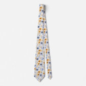 Schöne Sommer Floral Neck Tie Krawatte (Vorderseite)