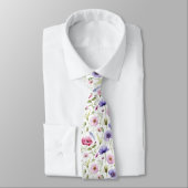 Schöne Sommer Floral Neck Tie Krawatte (Gebunden)