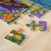 Schöne Sommer-Monarchfalter Puzzle (Seite)